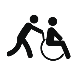 車椅子の無料アイコン