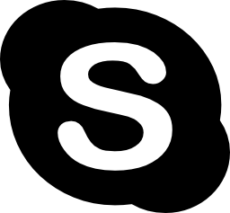 Skypeは無料のアイコンを社会的なロゴ