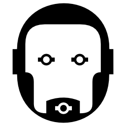 ロボットの顔の無料アイコン