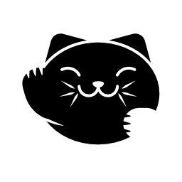 日本猫の顔の無料アイコン