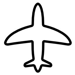 航空機では、無料のアイコンを指す図形の概説