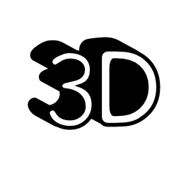 3Dシンボル無料アイコン