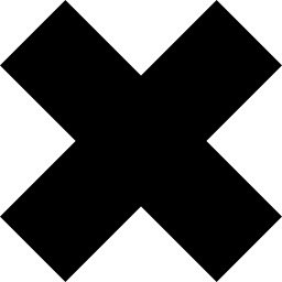 [キャンセル]または閉じる十字形のシンボル無料アイコン