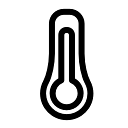 温度計を示す温度度無料アイコン
