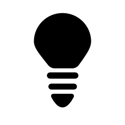 電球ライト電気無料アイコン