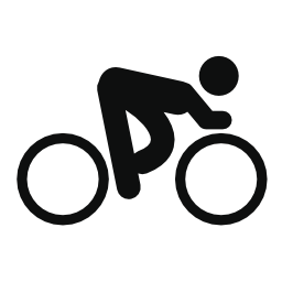 人乗り自転車の無料のアイコン