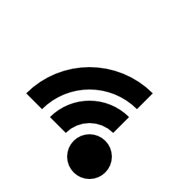 Wifi信号シンボル無料アイコン半ば