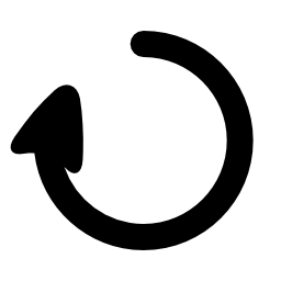 円形更新コンテンツシンボルインターフェイス無料アイコンの矢印
