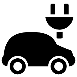 車の充電無料アイコン
