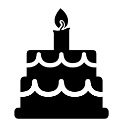 誕生日ケーキの無料アイコン