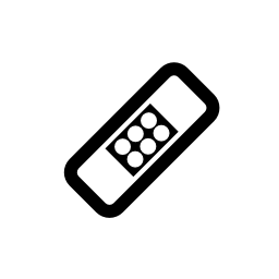 IOS7インタフェースシンボル無料アイコン内のドットで回転された長方形