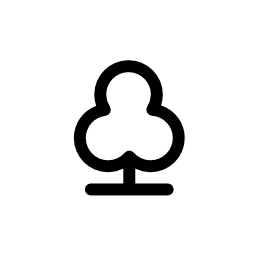 ツリーの形状、IOS7インタフェースシンボル無料アイコン
