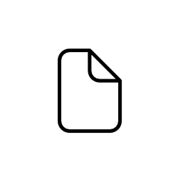 ページ空白の細い線の1つ2つ折り角、IOS7インタフェースシンボル無料アイコン