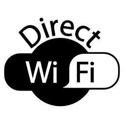 Wifi、直接IOS7インタフェースシンボル無料アイコン