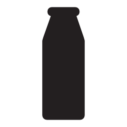 ブラックボトル形状、IOS7インタフェースシンボル無料アイコン