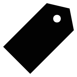 タグ黒形状、IOS7インタフェースシンボル無料アイコン