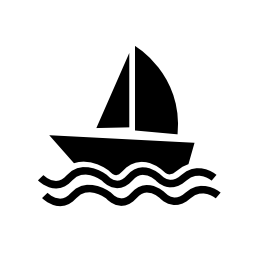 帆ボートの無料アイコン