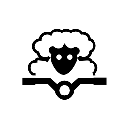羊のバイク無料アイコン