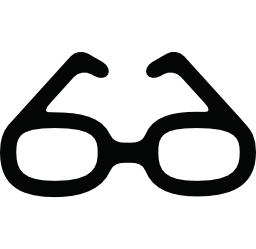 丸い眼鏡無料アイコン