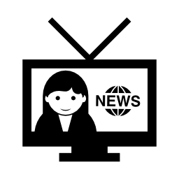 テレビ無料アイコンのニュースレポート