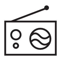 ラジオ、IOS7インタフェースシンボル無料アイコン