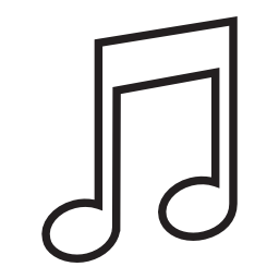 音楽ノートでは、IOS7インタフェースシンボル無料アイコン