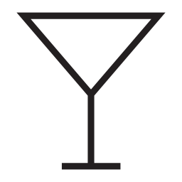 ワイングラスの形状、IOS7インタフェースシンボル無料アイコン