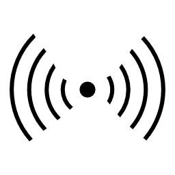無線信号、IOS7インタフェースシンボル無料アイコン
