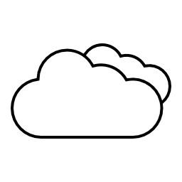 重い雲、IOS7シンボル無料アイコン