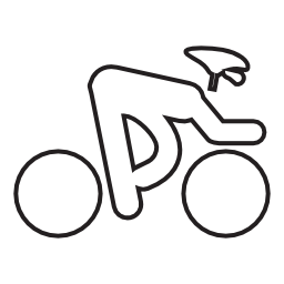 サイクリング、スポーツ、IOS7インタフェースシンボル無料アイコン
