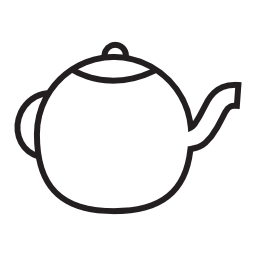 お茶のポット、IOS7シンボル無料アイコン