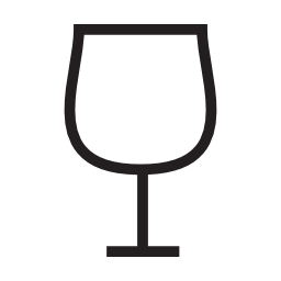 ワイングラスの形状、IOS7シンボル...