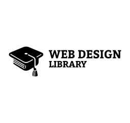 Webデザインライブラリのロゴ無料...
