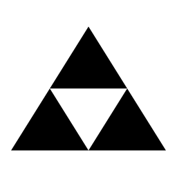三角形、三角形、トライフォース無料アイコン