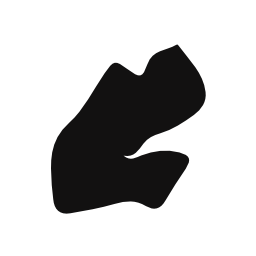 ジブチの国地図黒い図形無料アイコン