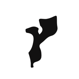 モザンビークの国地図黒い図形無料アイコン