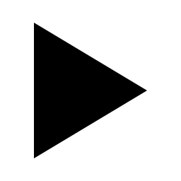 三角形の矢印シンボル無料アイコンを再生します。