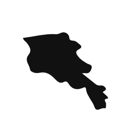 アルメニアブラックカントリー地図図形無料アイコン
