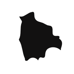 ボリビアブラックカントリー地図図形無料アイコン