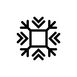 無料アイコンの冬の雪の結晶