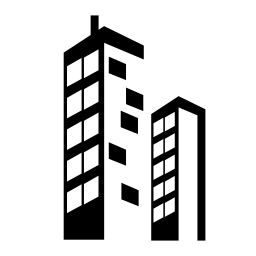 高層ビル建物無料アイコン