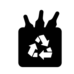 リサイクルボトル無料アイコン