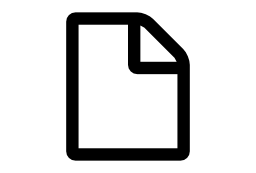 1つの折り返しコーナー無料アイコンと白ページのファイルインタフェースシンボル