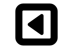 ビデオ再生正方形ボタン無料アイコン