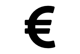 ユーロ通貨記号の無料アイコン