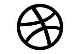 Dribbble無料のロゴのアイコン