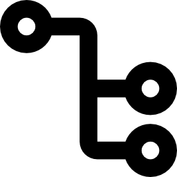 線グラフのシンボル無料アイコン