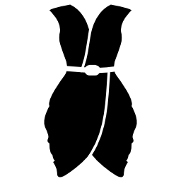 女性のセクシーなドレス無料アイコン