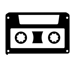 音楽カセットテープ無料アイコン
