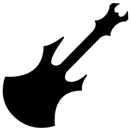 重金属フリーアイコンのエレクトリックギター